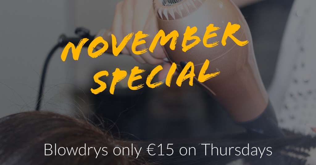 www.CuttingCorner.ie - Sligo Hair Salon Special Offer november