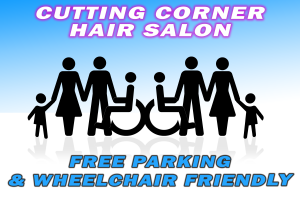 Cutting Corner Sligo - Wheelchair Friendly hair salon and Free Parking for customers